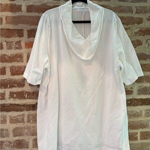 bryn Walker Cream Hooded Sweatshirt